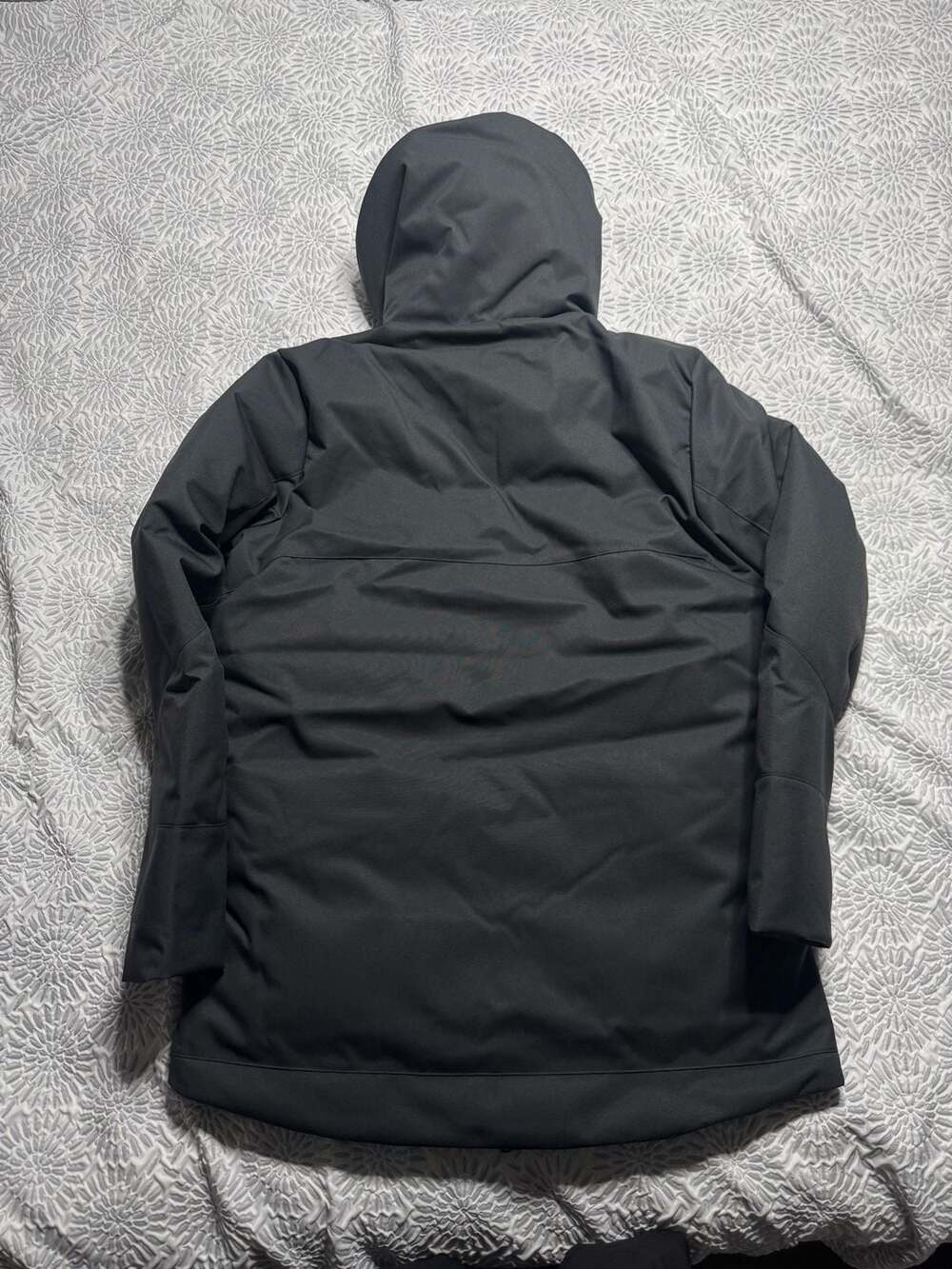 Nike 550 Duck Down Parka Football NFL Issued Jacket Grey Mens M DJ6526-060 - Picture 6 of 11